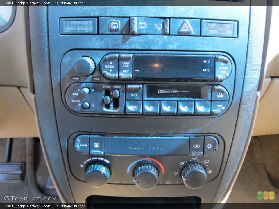 Sandstone Interior Controls for the 2001 Dodge Caravan Sport #53979304
