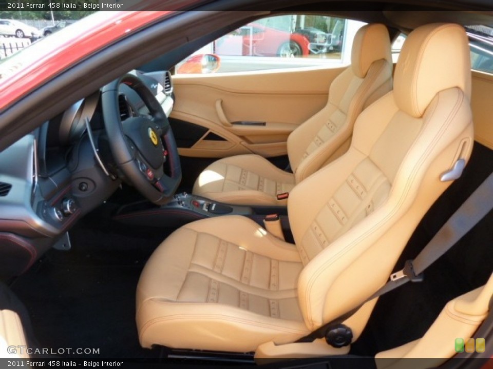 Beige Interior Photo for the 2011 Ferrari 458 Italia #53979889