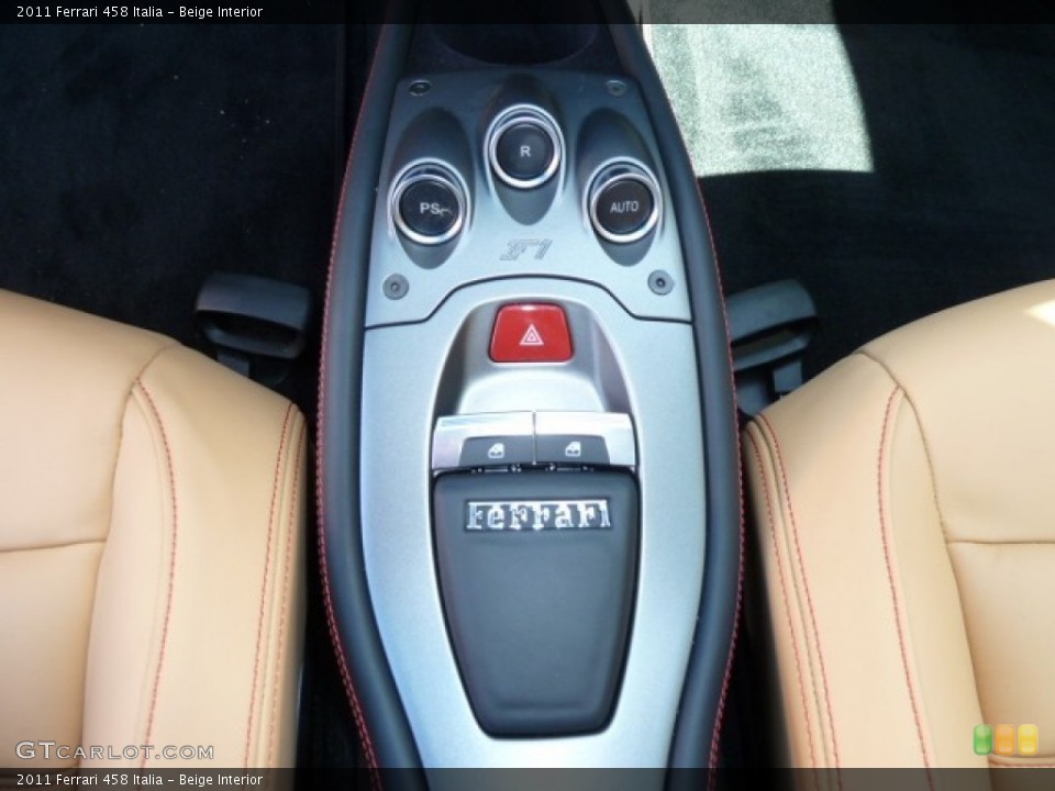 Beige Interior Controls for the 2011 Ferrari 458 Italia #53979934