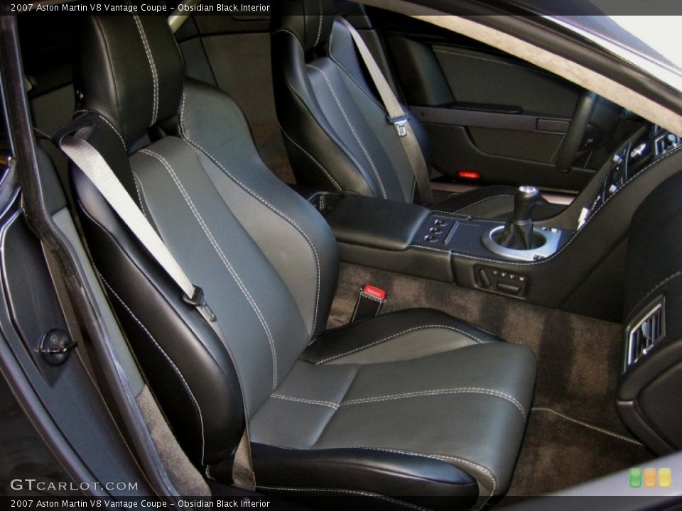 Obsidian Black Interior Photo for the 2007 Aston Martin V8 Vantage Coupe #53984350