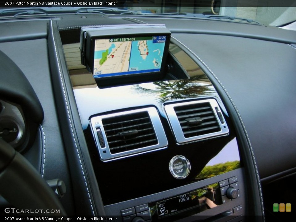 Obsidian Black Interior Navigation for the 2007 Aston Martin V8 Vantage Coupe #53984420