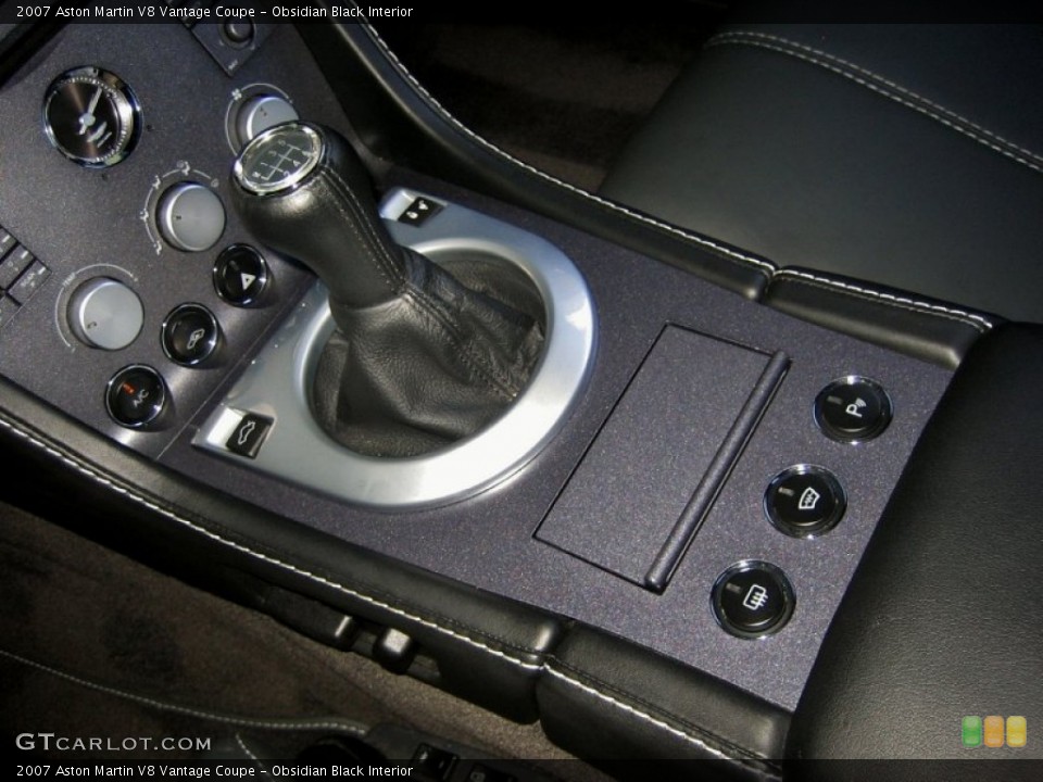 Obsidian Black Interior Transmission for the 2007 Aston Martin V8 Vantage Coupe #53984444