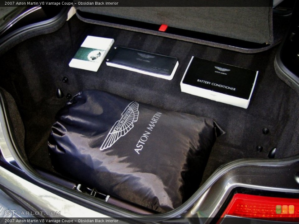 Obsidian Black Interior Trunk for the 2007 Aston Martin V8 Vantage Coupe #53984492