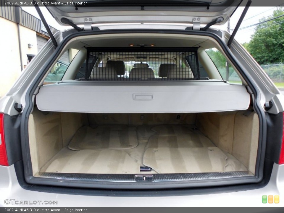 Beige Interior Trunk for the 2002 Audi A6 3.0 quattro Avant #53985965