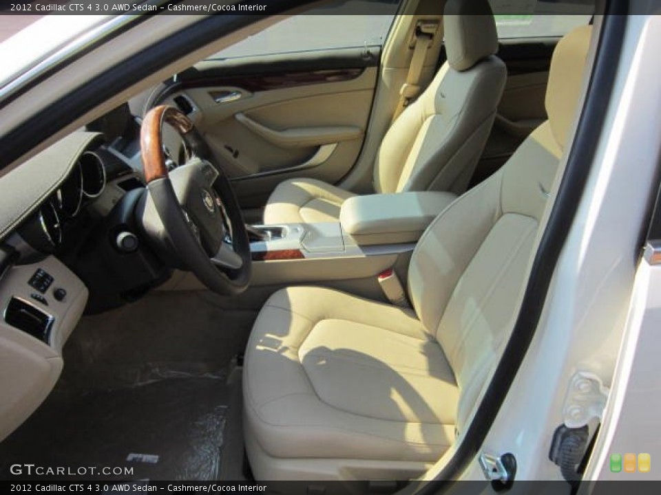 Cashmere/Cocoa Interior Photo for the 2012 Cadillac CTS 4 3.0 AWD Sedan #53987047