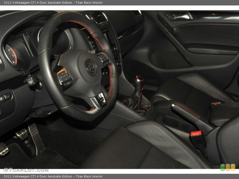 Titan Black Interior Photo for the 2011 Volkswagen GTI 4 Door Autobahn Edition #53988817