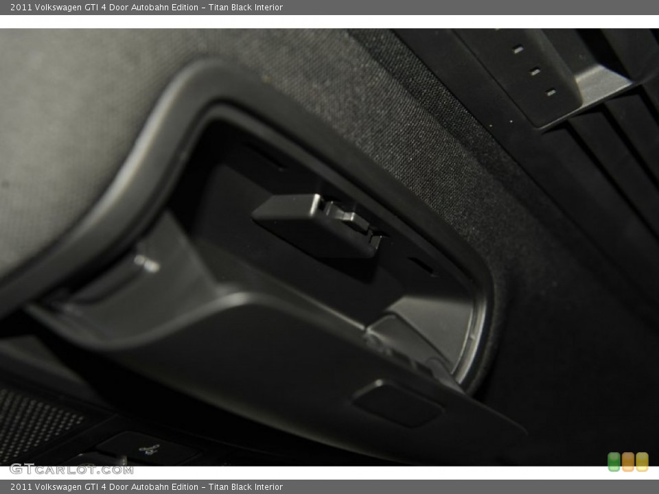 Titan Black Interior Controls for the 2011 Volkswagen GTI 4 Door Autobahn Edition #53988893