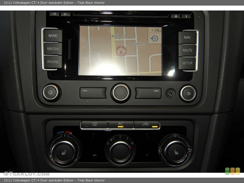 Titan Black Interior Navigation for the 2011 Volkswagen GTI 4 Door Autobahn Edition #53988919