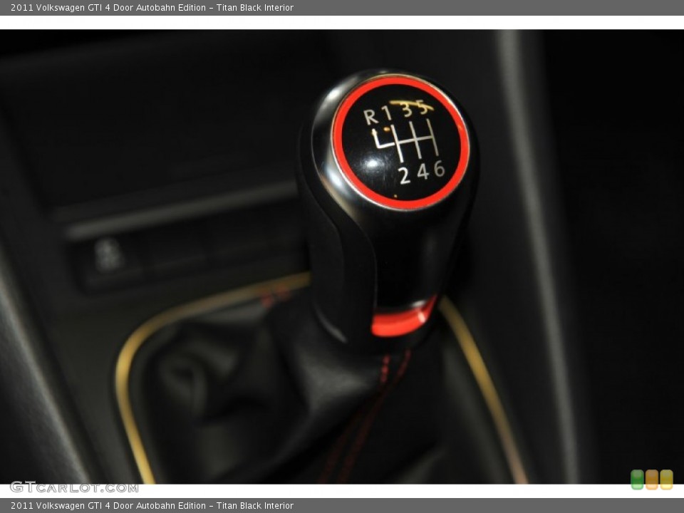 Titan Black Interior Transmission for the 2011 Volkswagen GTI 4 Door Autobahn Edition #53988934