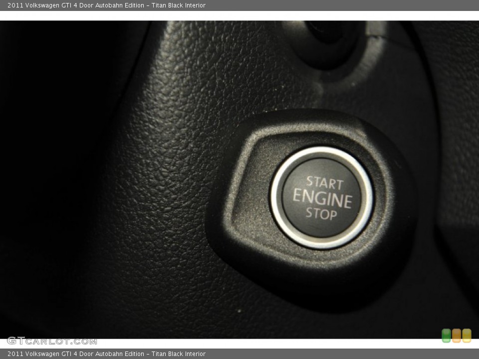 Titan Black Interior Controls for the 2011 Volkswagen GTI 4 Door Autobahn Edition #53988967