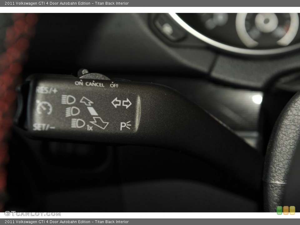 Titan Black Interior Controls for the 2011 Volkswagen GTI 4 Door Autobahn Edition #53988988