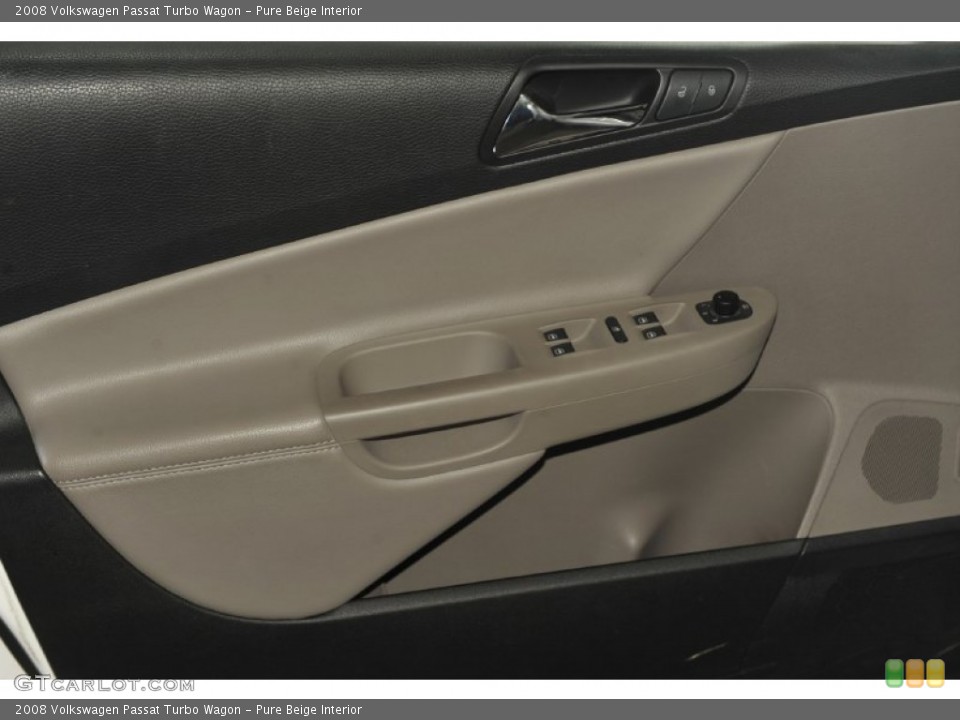 Pure Beige Interior Door Panel for the 2008 Volkswagen Passat Turbo Wagon #53990411