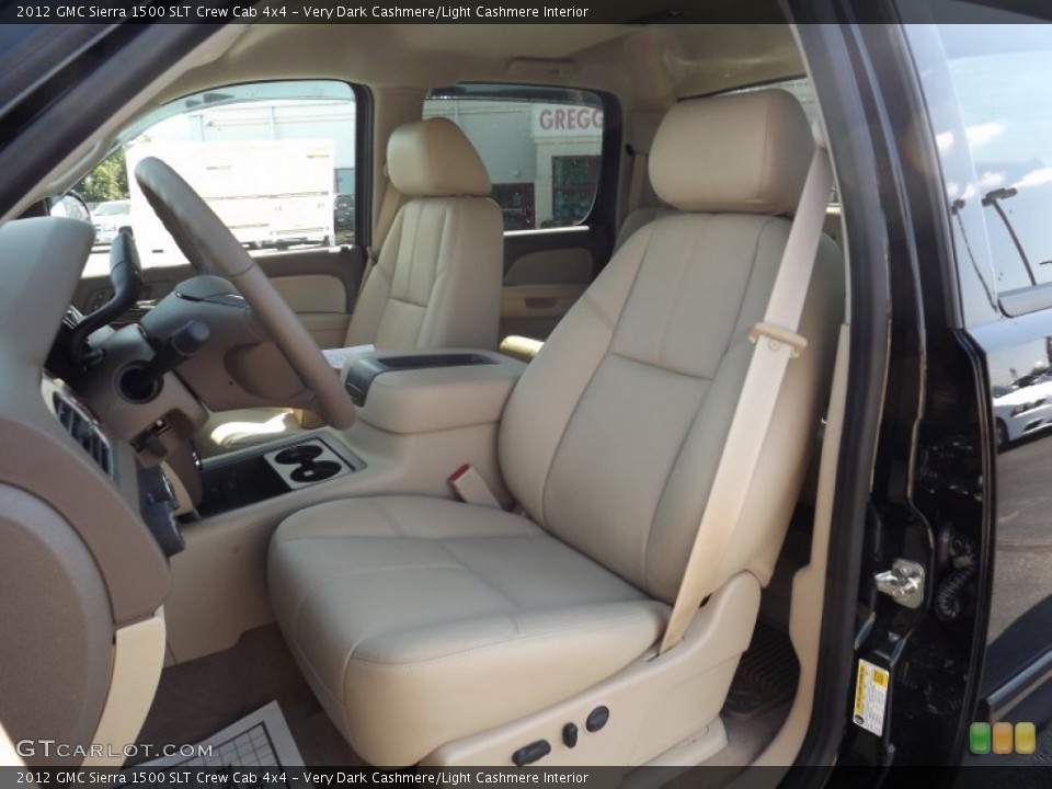 Very Dark Cashmere/Light Cashmere Interior Photo for the 2012 GMC Sierra 1500 SLT Crew Cab 4x4 #53990510