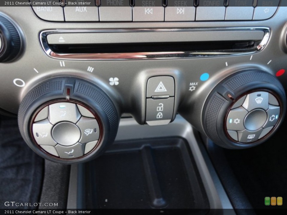 Black Interior Controls for the 2011 Chevrolet Camaro LT Coupe #53991565