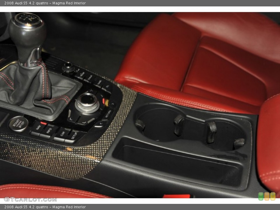 Magma Red Interior Transmission for the 2008 Audi S5 4.2 quattro #53992973