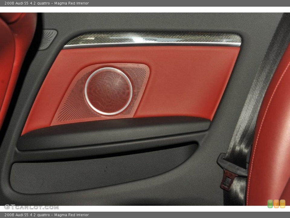 Magma Red Interior Photo for the 2008 Audi S5 4.2 quattro #53993084