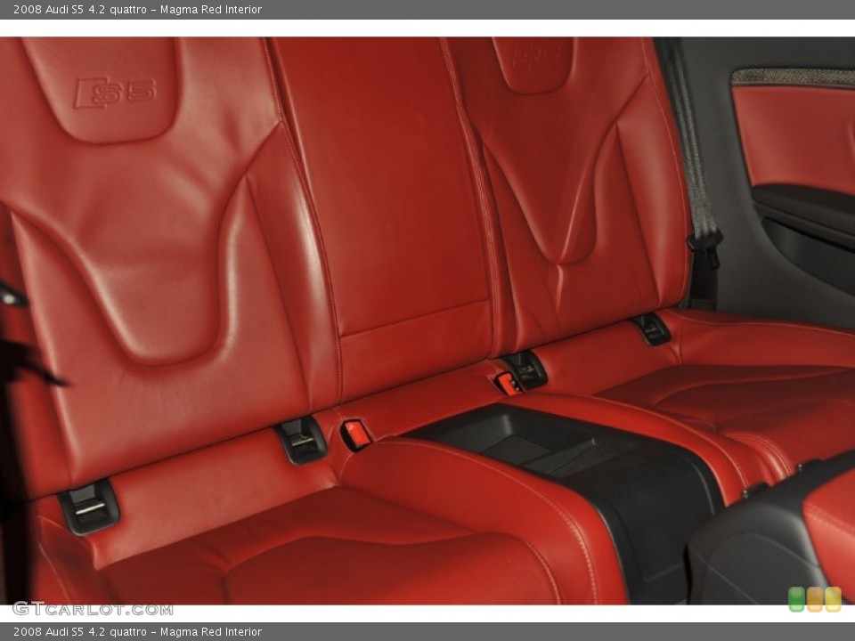 Magma Red Interior Photo for the 2008 Audi S5 4.2 quattro #53993123