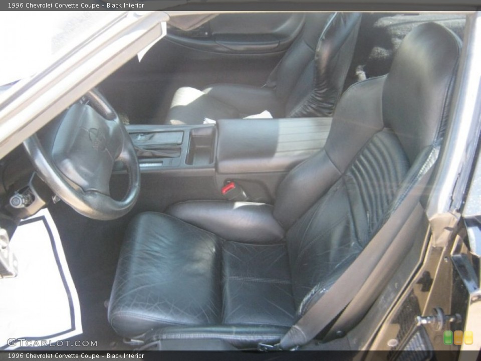 Black Interior Photo for the 1996 Chevrolet Corvette Coupe #53994218