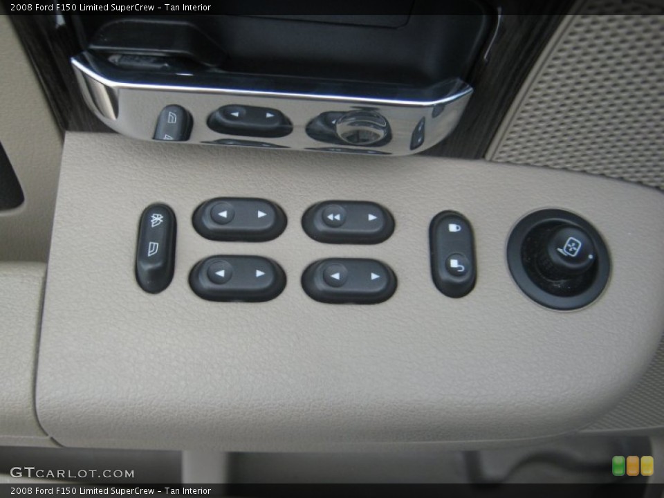 Tan Interior Controls for the 2008 Ford F150 Limited SuperCrew #53994485