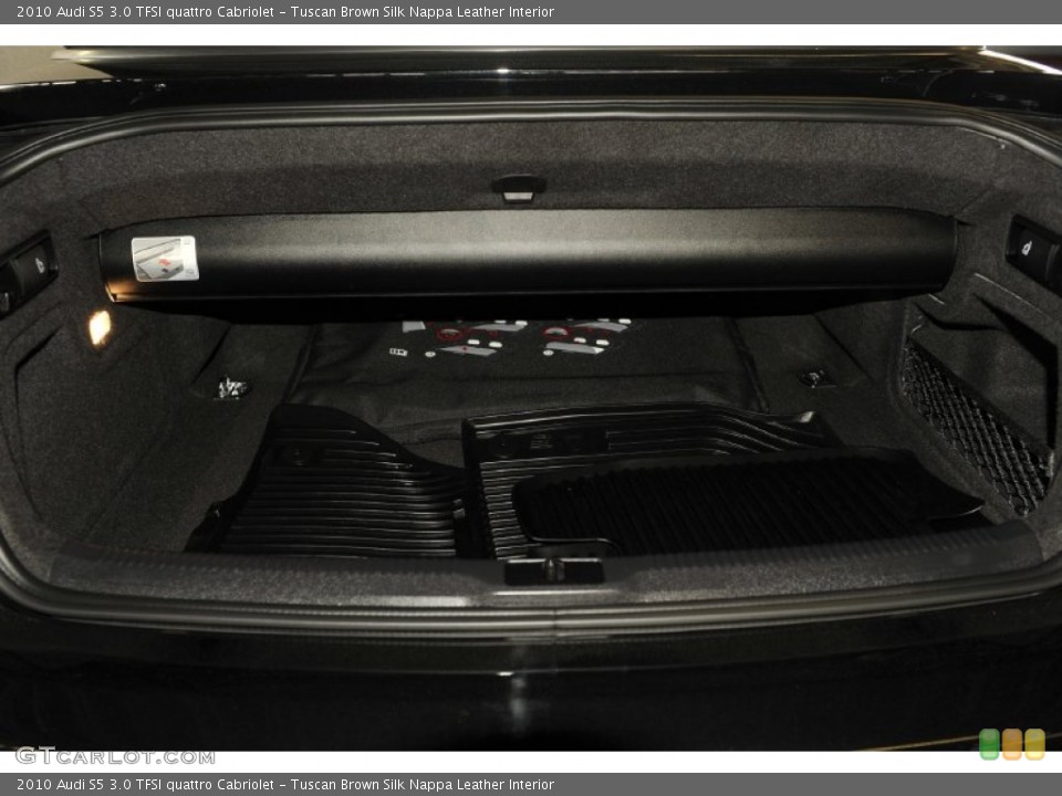 Tuscan Brown Silk Nappa Leather Interior Trunk for the 2010 Audi S5 3.0 TFSI quattro Cabriolet #53995139