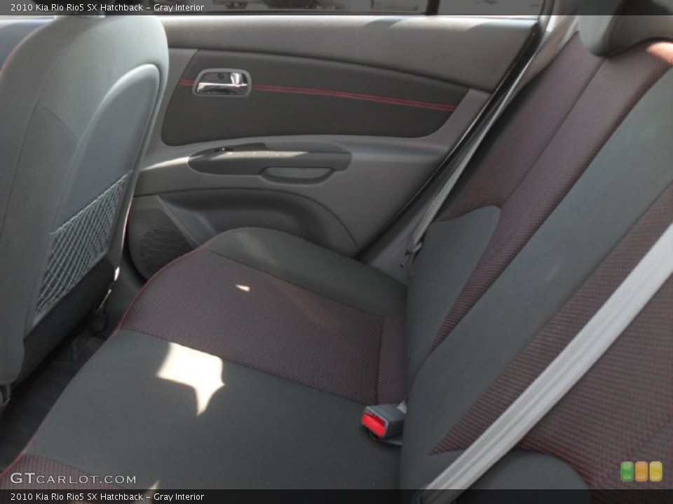 Gray Interior Photo for the 2010 Kia Rio Rio5 SX Hatchback #53996720