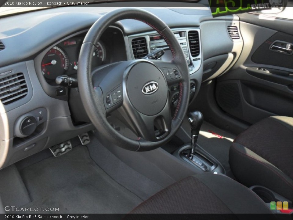 Gray Interior Photo for the 2010 Kia Rio Rio5 SX Hatchback #53996822