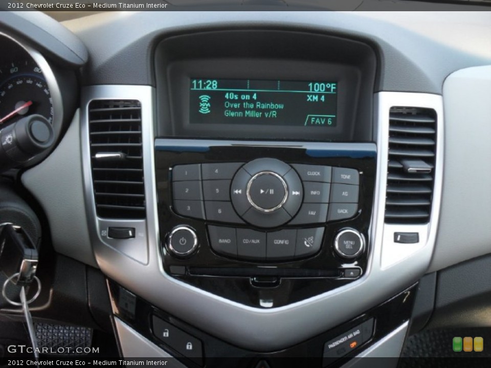 Medium Titanium Interior Controls for the 2012 Chevrolet Cruze Eco #53997155