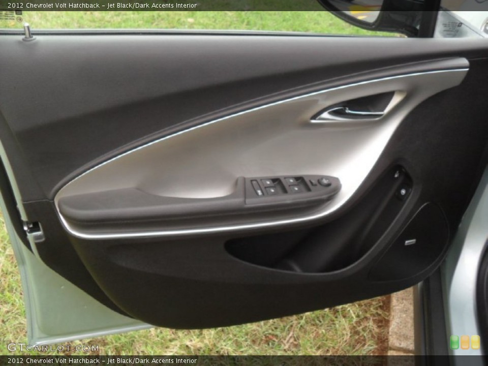 Jet Black/Dark Accents Interior Door Panel for the 2012 Chevrolet Volt Hatchback #53997569