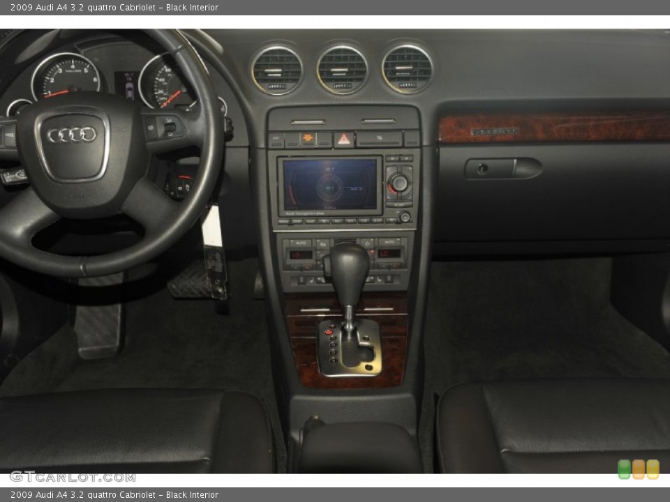 Black Interior Dashboard for the 2009 Audi A4 3.2 quattro Cabriolet #53997584