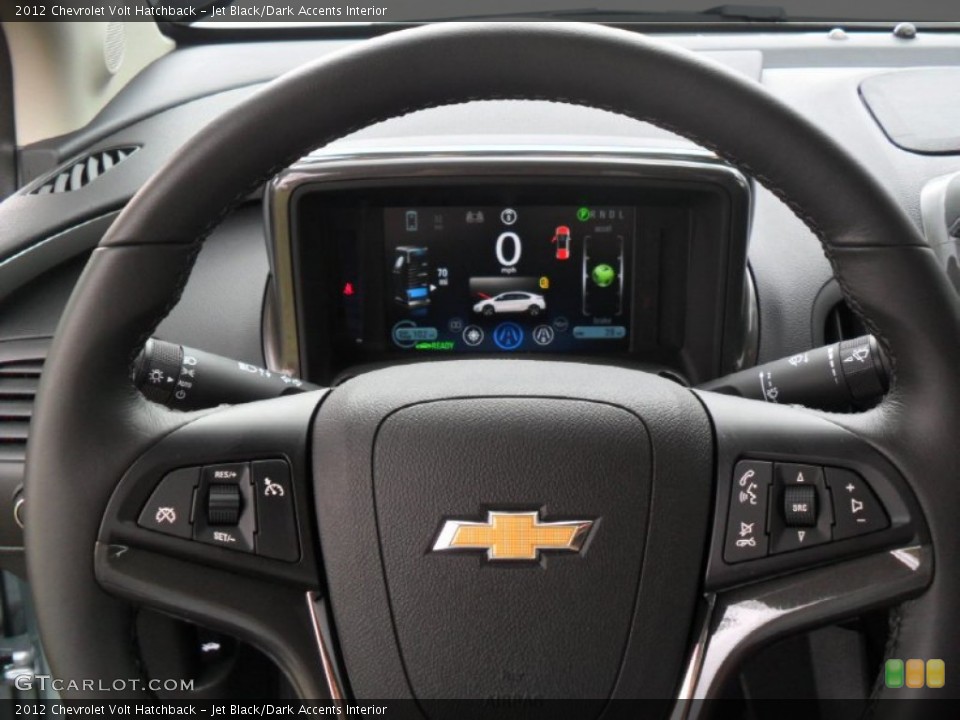 Jet Black/Dark Accents Interior Controls for the 2012 Chevrolet Volt Hatchback #53997622