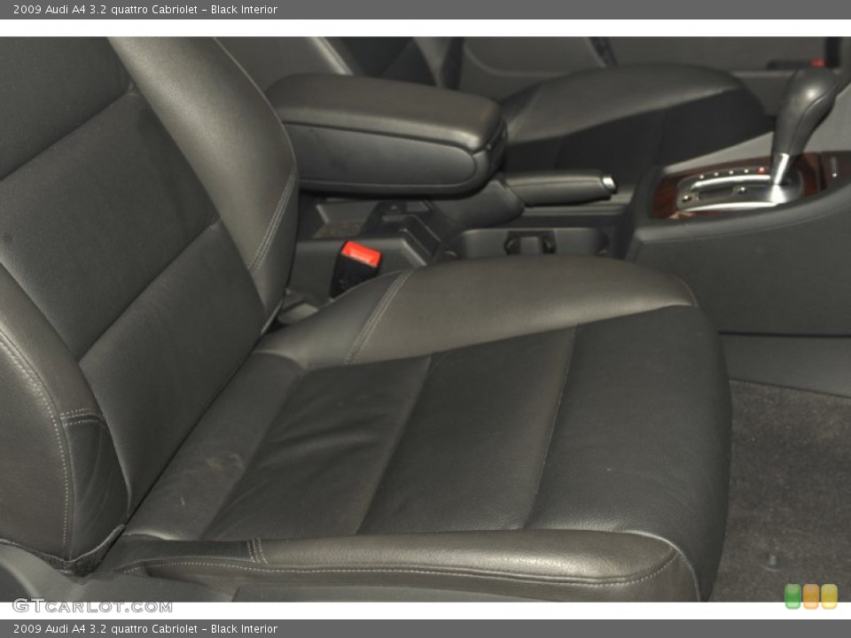 Black Interior Photo for the 2009 Audi A4 3.2 quattro Cabriolet #53997638