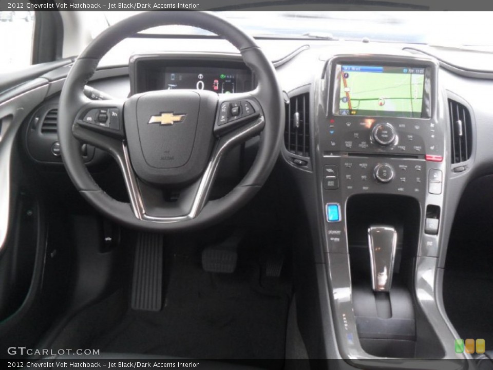 Jet Black/Dark Accents Interior Dashboard for the 2012 Chevrolet Volt Hatchback #53997650