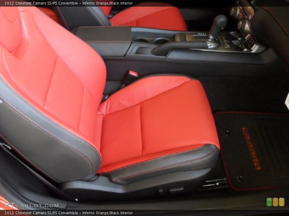 Inferno Orange/Black Interior Photo for the 2012 Chevrolet Camaro SS/RS Convertible #53997896