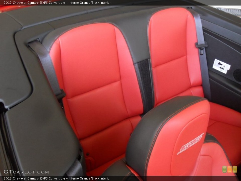 Inferno Orange/Black Interior Photo for the 2012 Chevrolet Camaro SS/RS Convertible #53997905