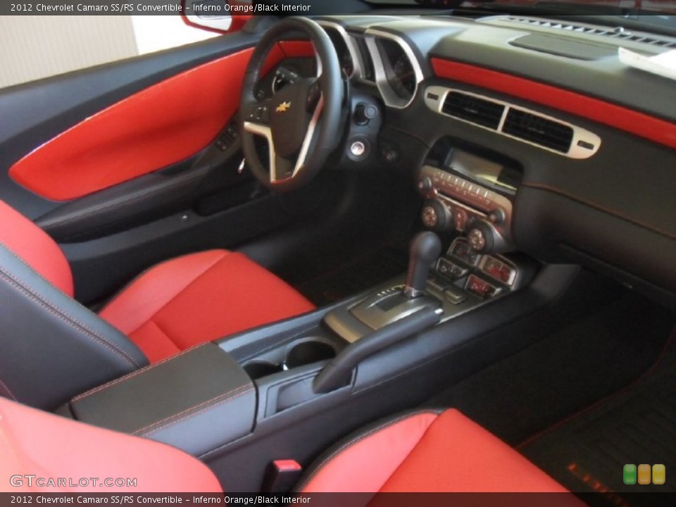 Inferno Orange/Black Interior Photo for the 2012 Chevrolet Camaro SS/RS Convertible #53997941
