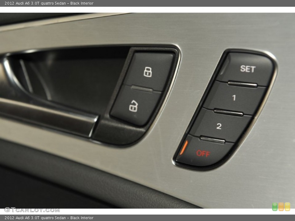 Black Interior Controls for the 2012 Audi A6 3.0T quattro Sedan #53997989