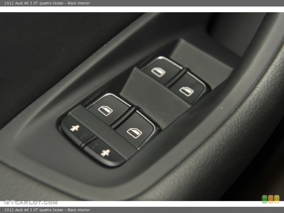 Black Interior Controls for the 2012 Audi A6 3.0T quattro Sedan #53998019