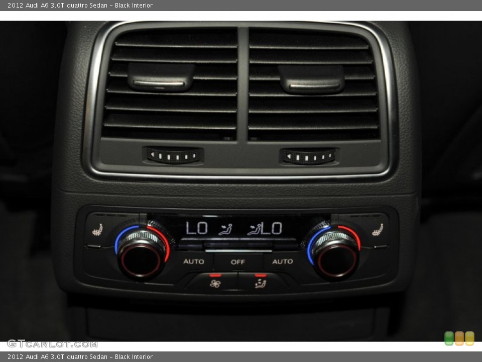 Black Interior Controls for the 2012 Audi A6 3.0T quattro Sedan #53998058