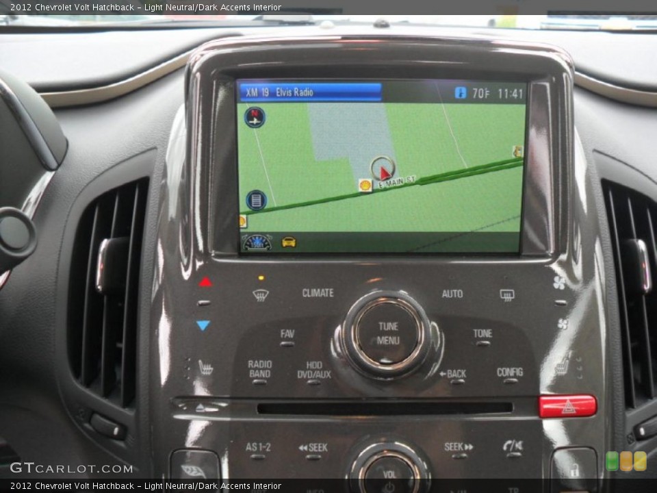 Light Neutral/Dark Accents Interior Navigation for the 2012 Chevrolet Volt Hatchback #53998109