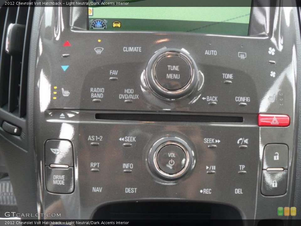 Light Neutral/Dark Accents Interior Controls for the 2012 Chevrolet Volt Hatchback #53998115