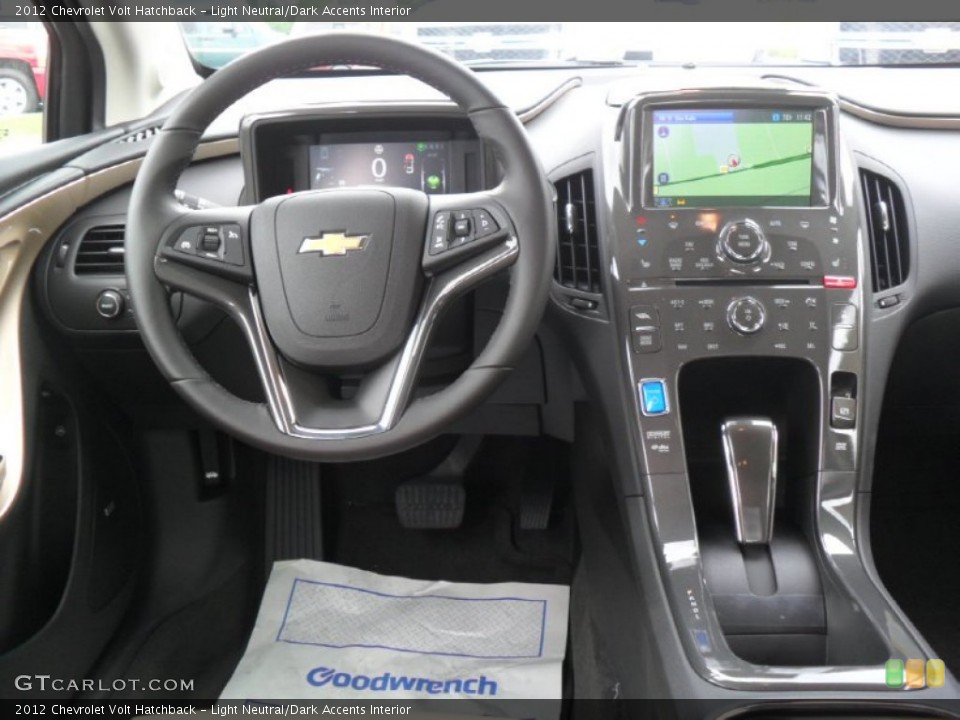 Light Neutral/Dark Accents Interior Dashboard for the 2012 Chevrolet Volt Hatchback #53998175