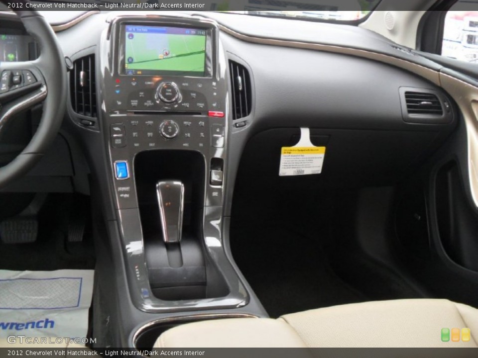 Light Neutral/Dark Accents Interior Dashboard for the 2012 Chevrolet Volt Hatchback #53998184