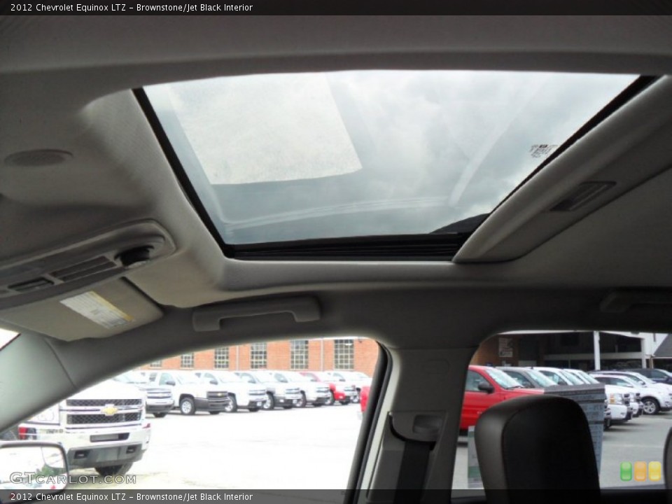 Brownstone/Jet Black Interior Sunroof for the 2012 Chevrolet Equinox LTZ #53998340