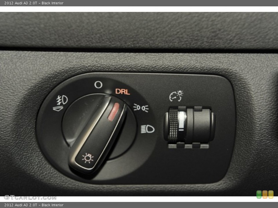 Black Interior Controls for the 2012 Audi A3 2.0T #53998370