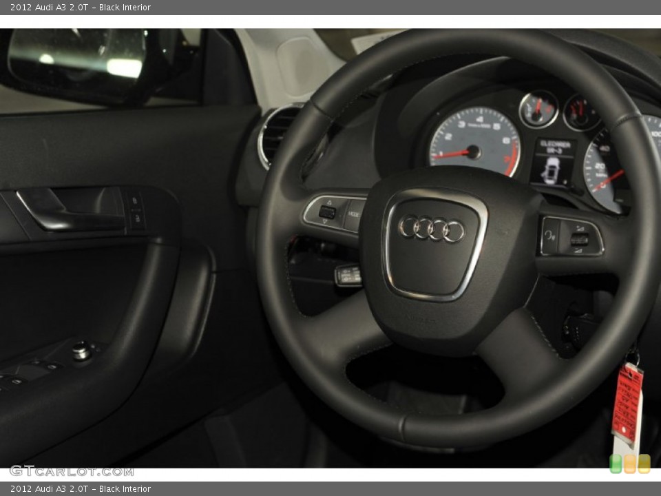 Black Interior Steering Wheel for the 2012 Audi A3 2.0T #53998406
