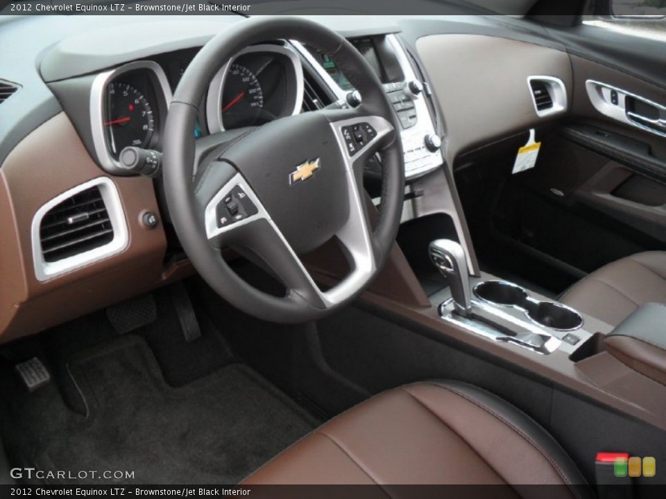 Brownstone/Jet Black Interior Prime Interior for the 2012 Chevrolet Equinox LTZ #53998502