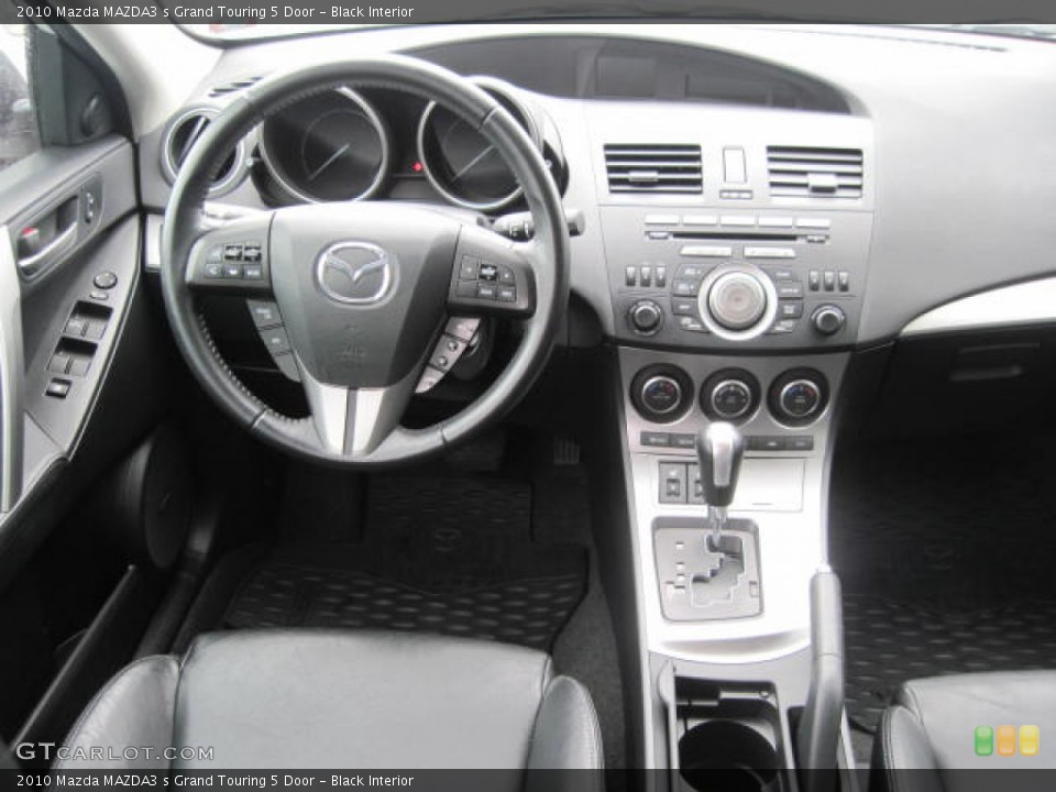 Black Interior Dashboard for the 2010 Mazda MAZDA3 s Grand Touring 5 Door #54001844