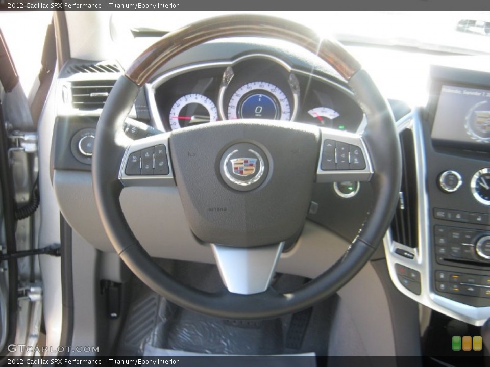 Titanium/Ebony Interior Steering Wheel for the 2012 Cadillac SRX Performance #54002129
