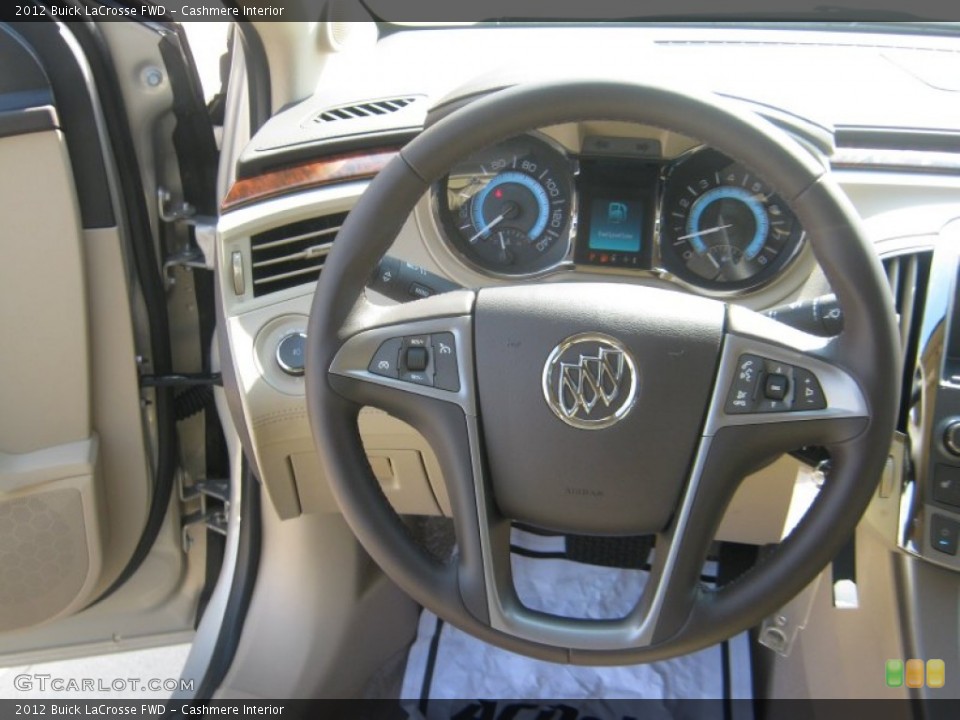 Cashmere Interior Steering Wheel for the 2012 Buick LaCrosse FWD #54002393