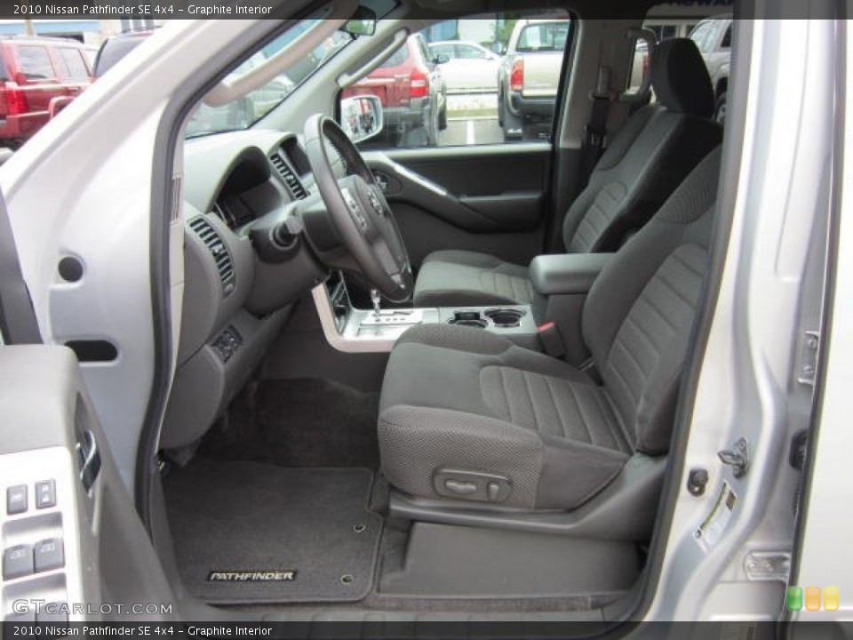 Graphite Interior Photo for the 2010 Nissan Pathfinder SE 4x4 #54007469